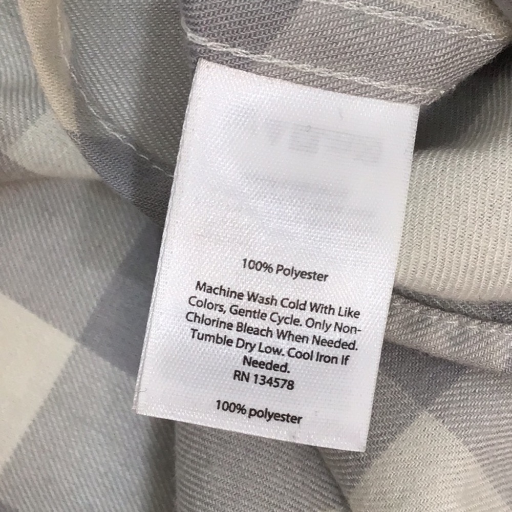 Vineyard Vines Gray Block Checkered Button Front … - image 8